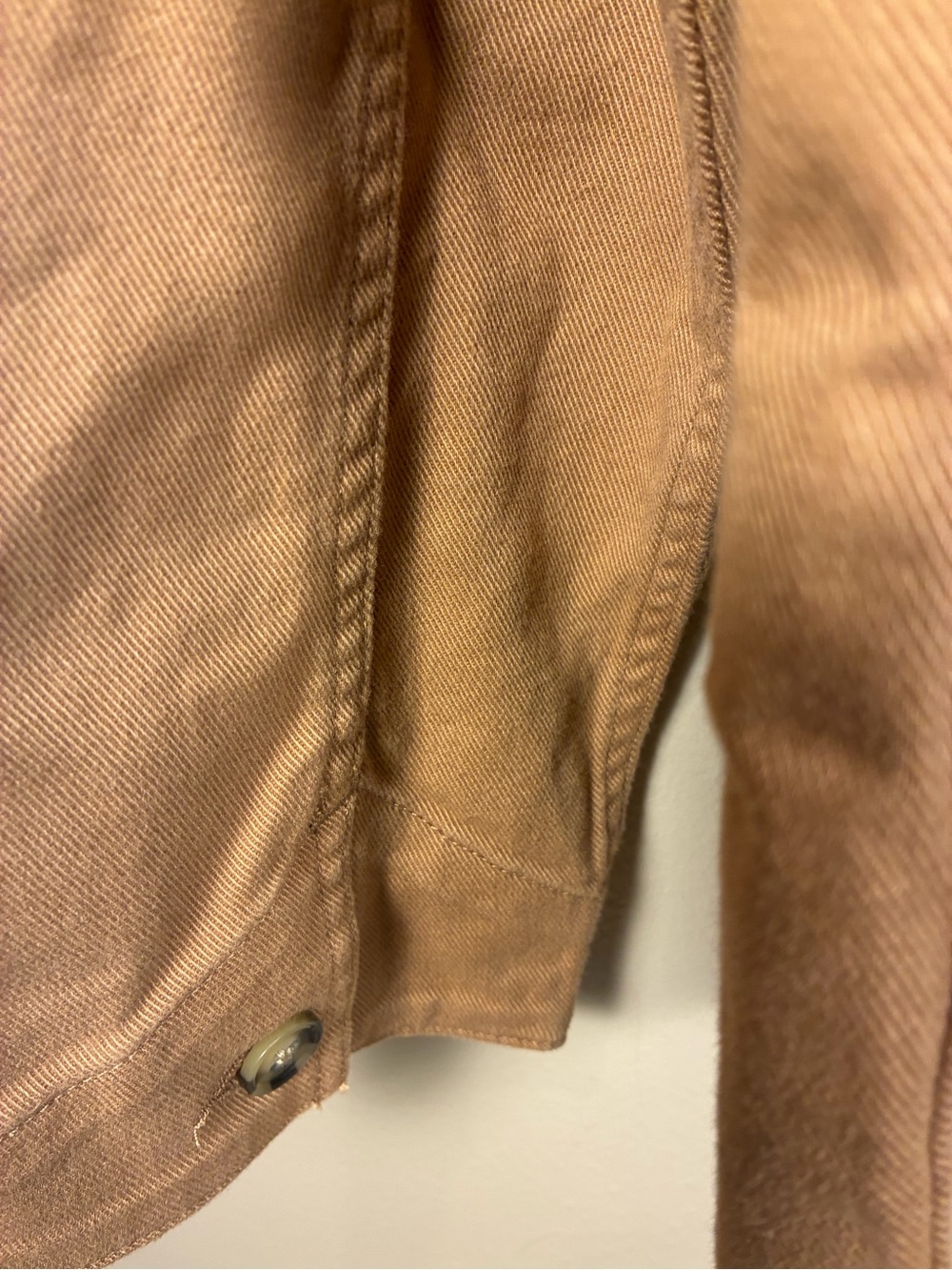 Quince Mens Organic Comfort Stretch Chore Jacket Tobacco - Picture 8 of 13